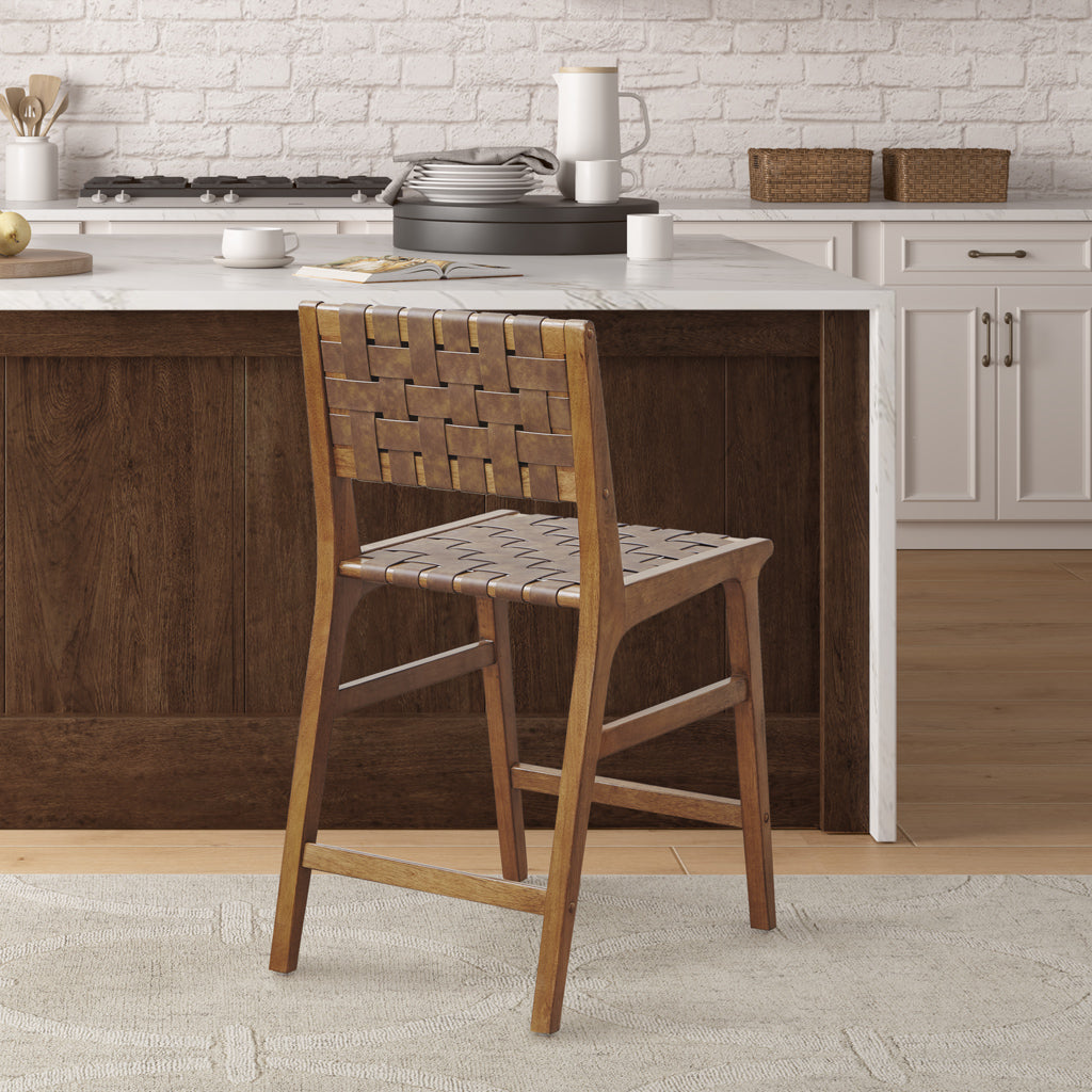 Oslo Armless 360 Degree Swivel Counter Stool 25"H