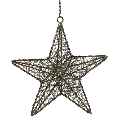 Wire Star - Med, Rust