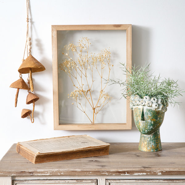 Floral Shadow Box - Baby's-Breath
