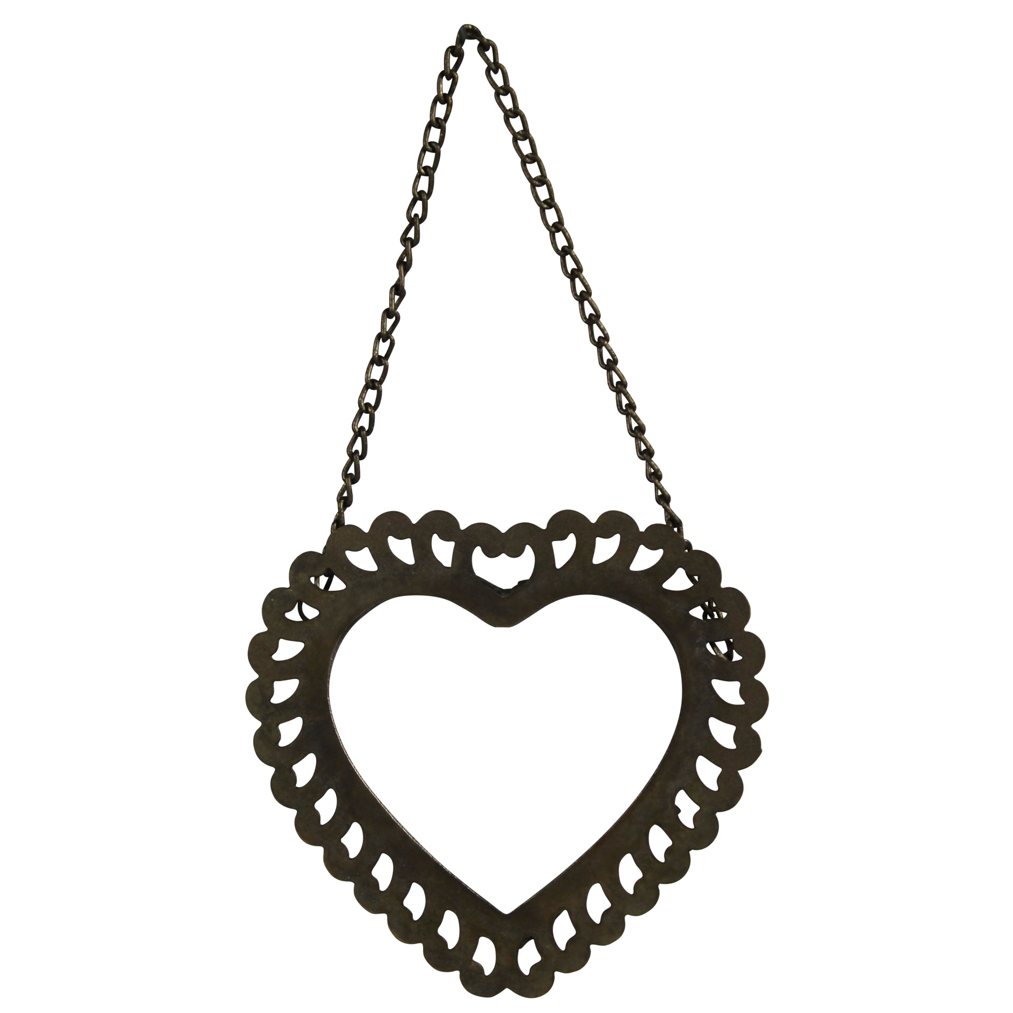 Heart Frame, Leaded Glass