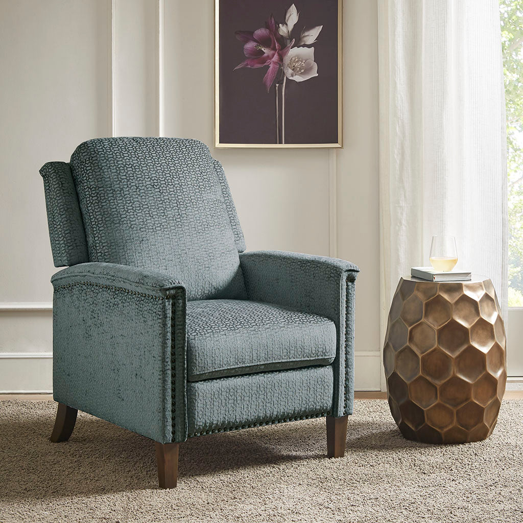 Salina Channel Tufted Swivel Armchair