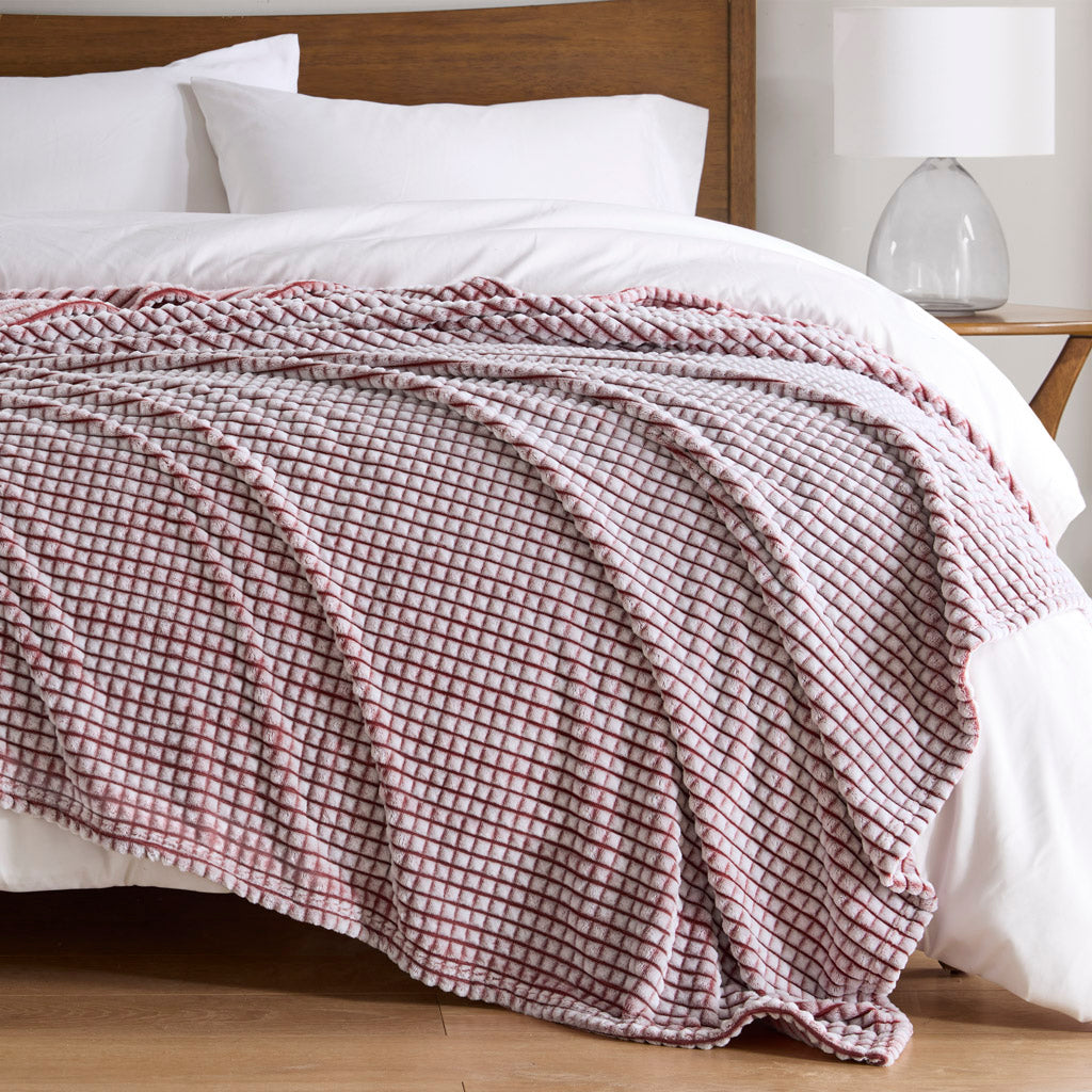 Carved Plush Blanket