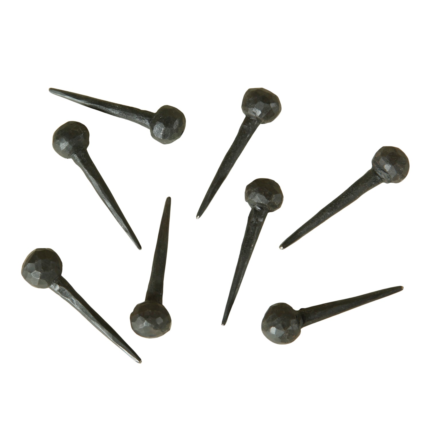 Round Head Rustic Nail - Black