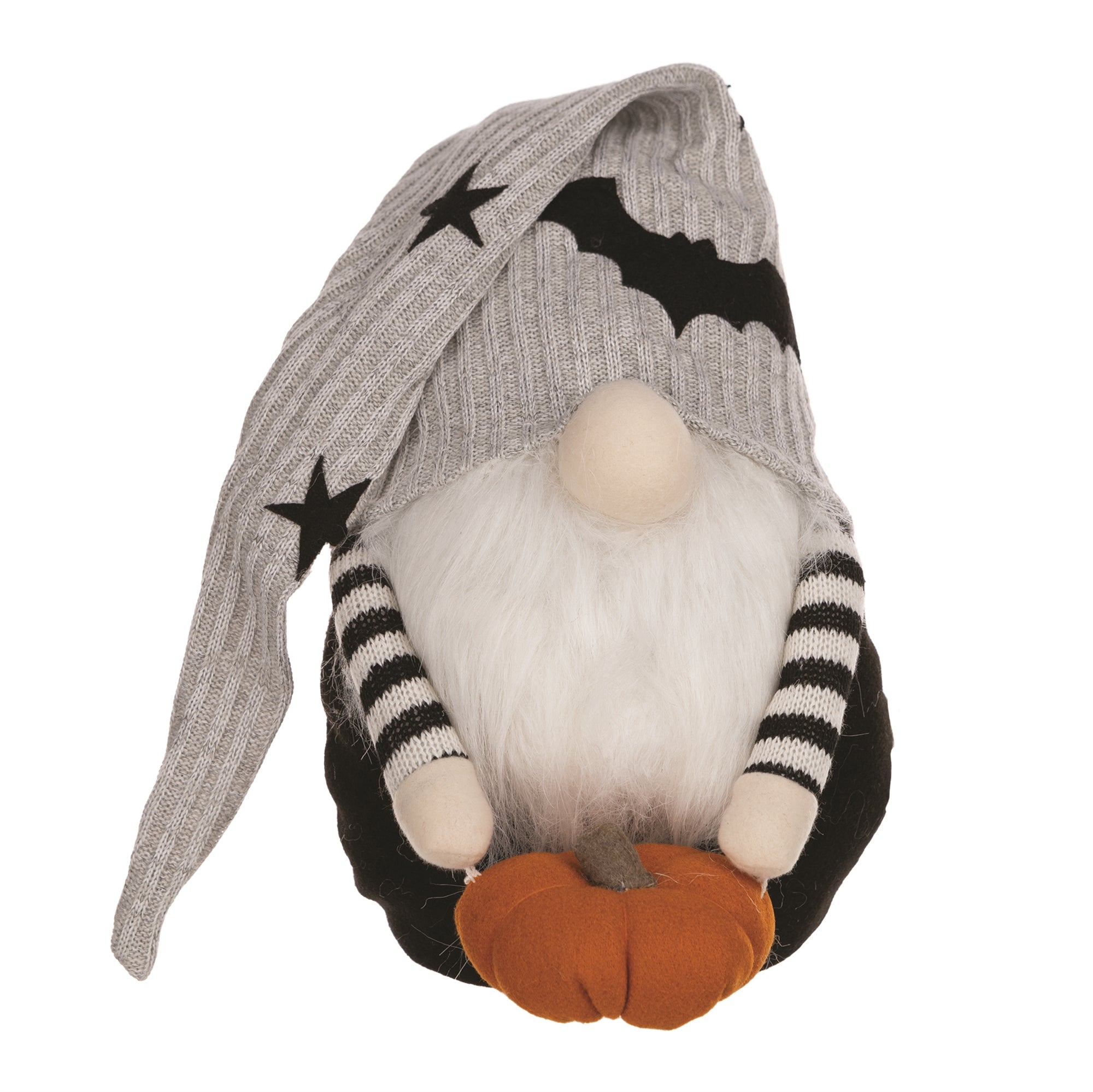 Pumpkin Gnome 12”H Fabric