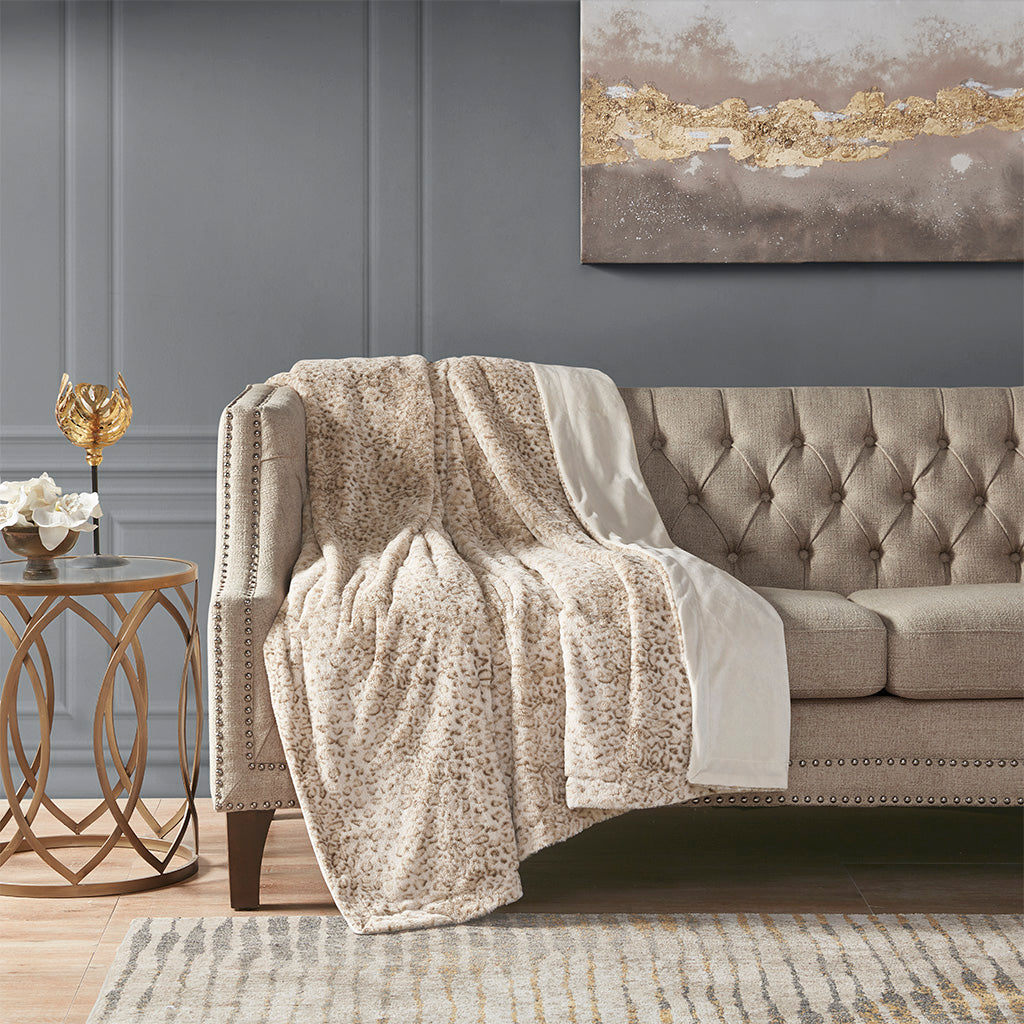 Zuri Oversized Faux Fur Throw