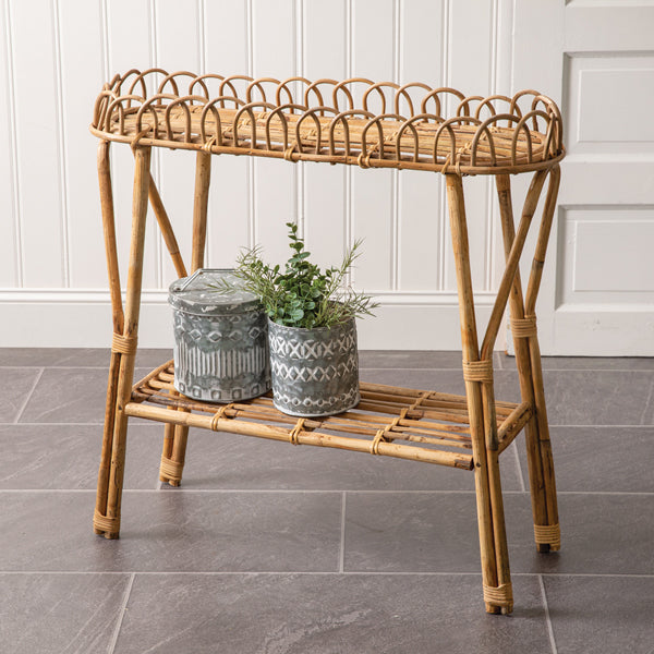 Rattan Accent Table
