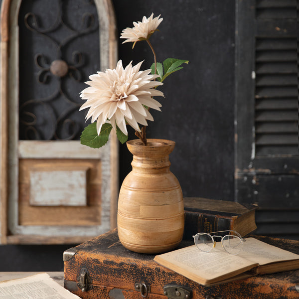 Small Craft Wood Vase
