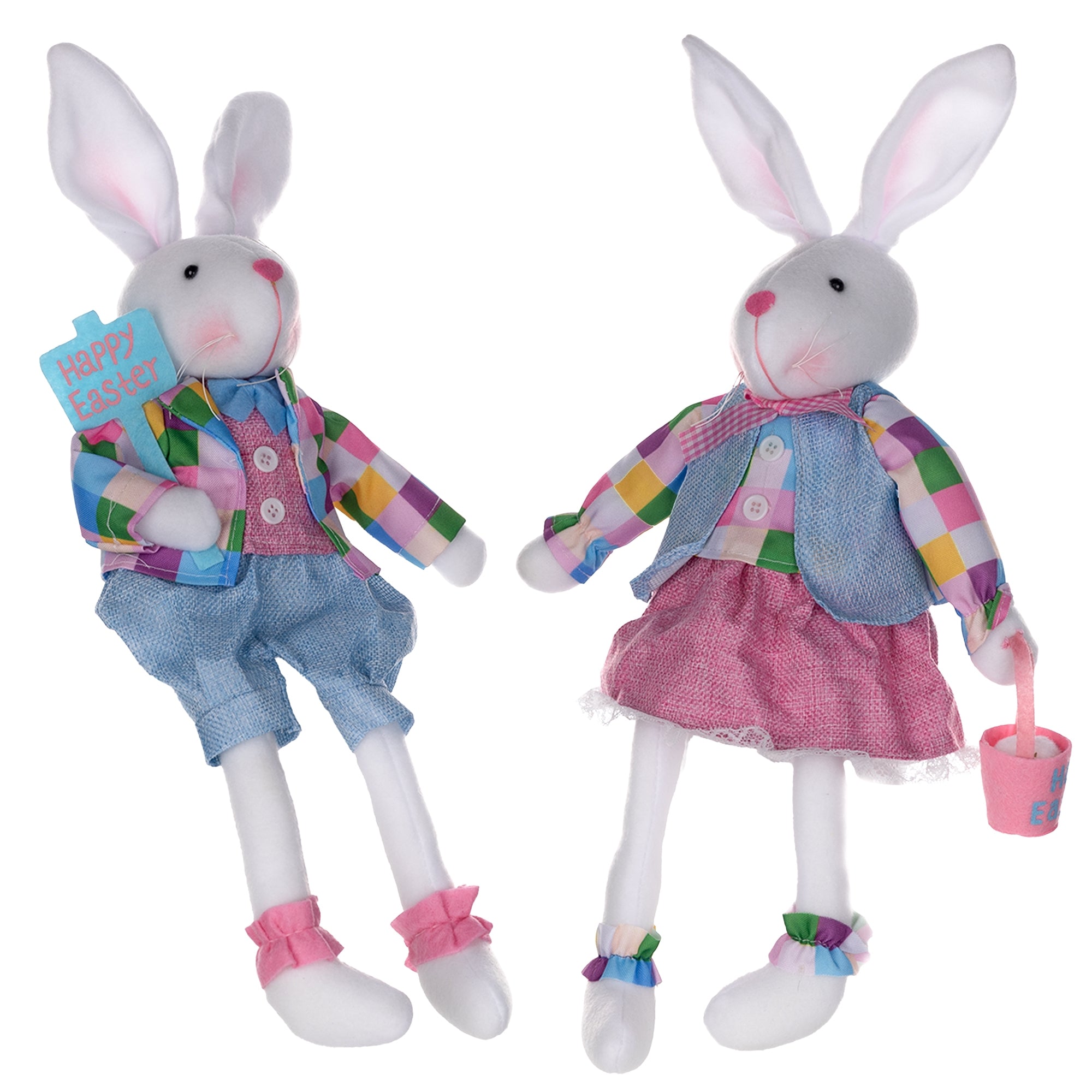 Rabbit (2 Asst) 18”H Fabric