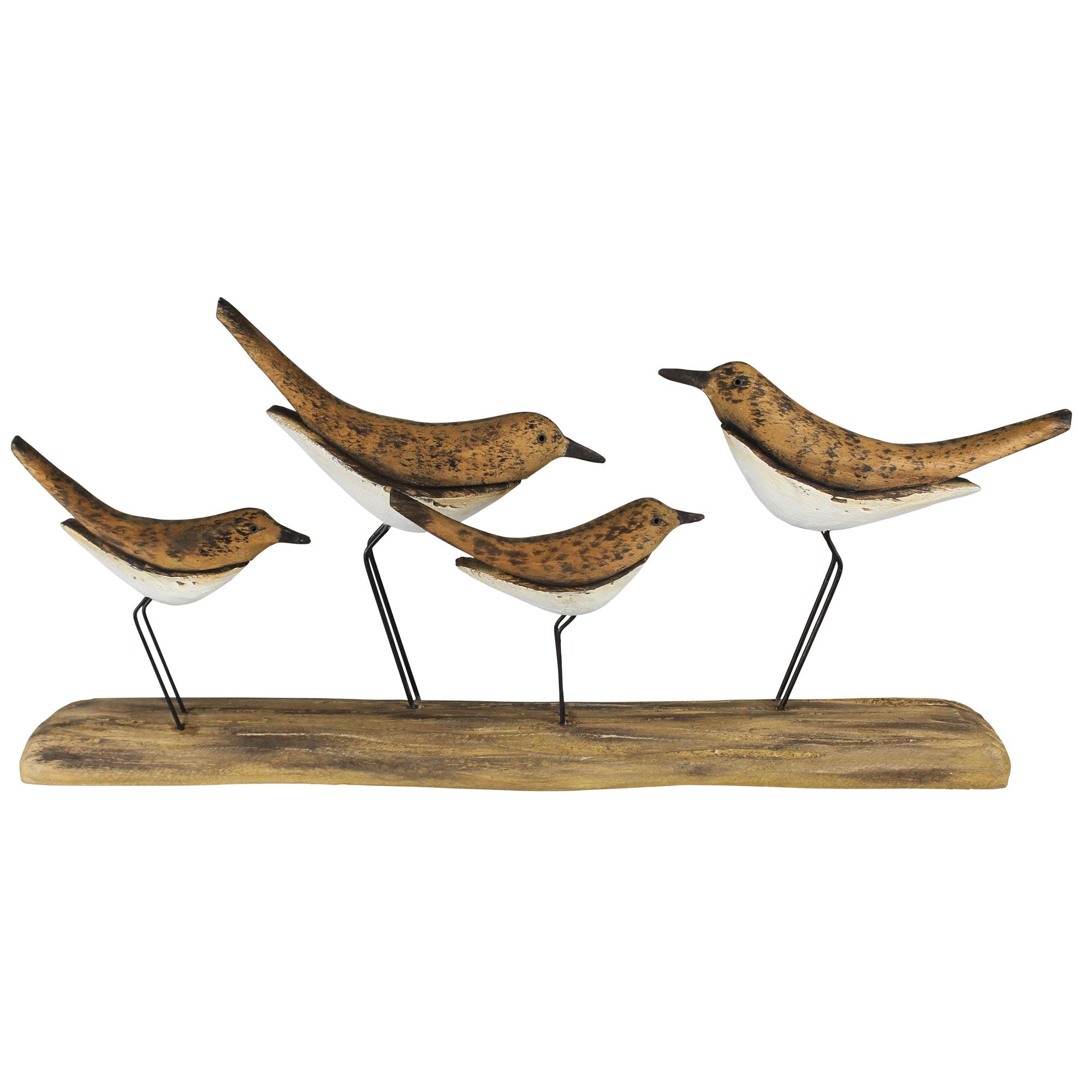 Tunis Birds, Group of 4, Wood