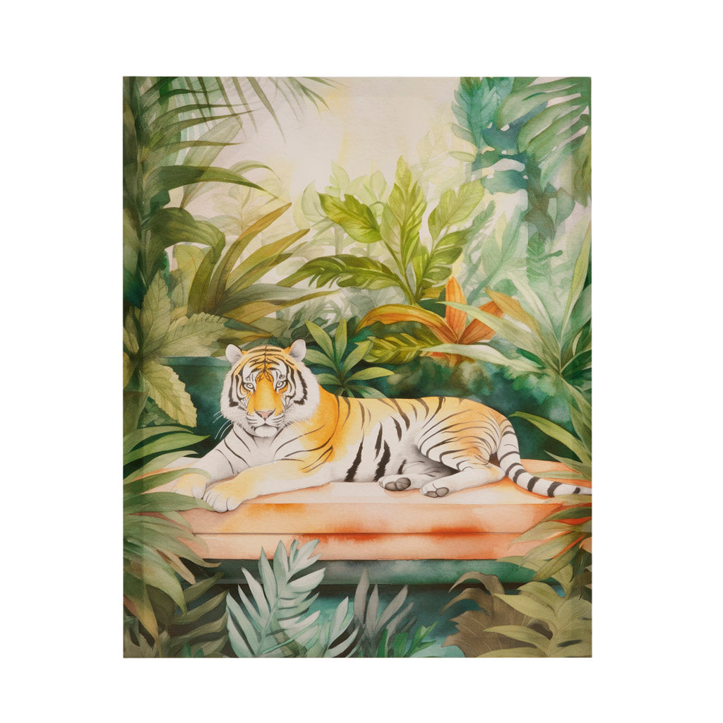 Jungle Feline Illustration 3-piece Canvas Wall Art Set