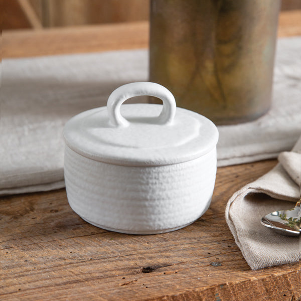 Stoneware Sugar Pot