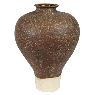 Umbria Narrow Bottom Vase, Brown