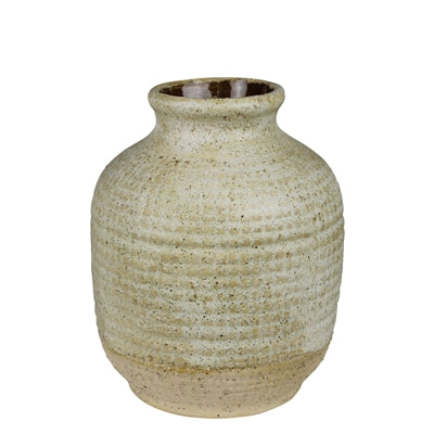 Umbria Pot with Texture, White