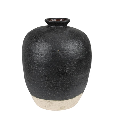 Umbria Vase , Black