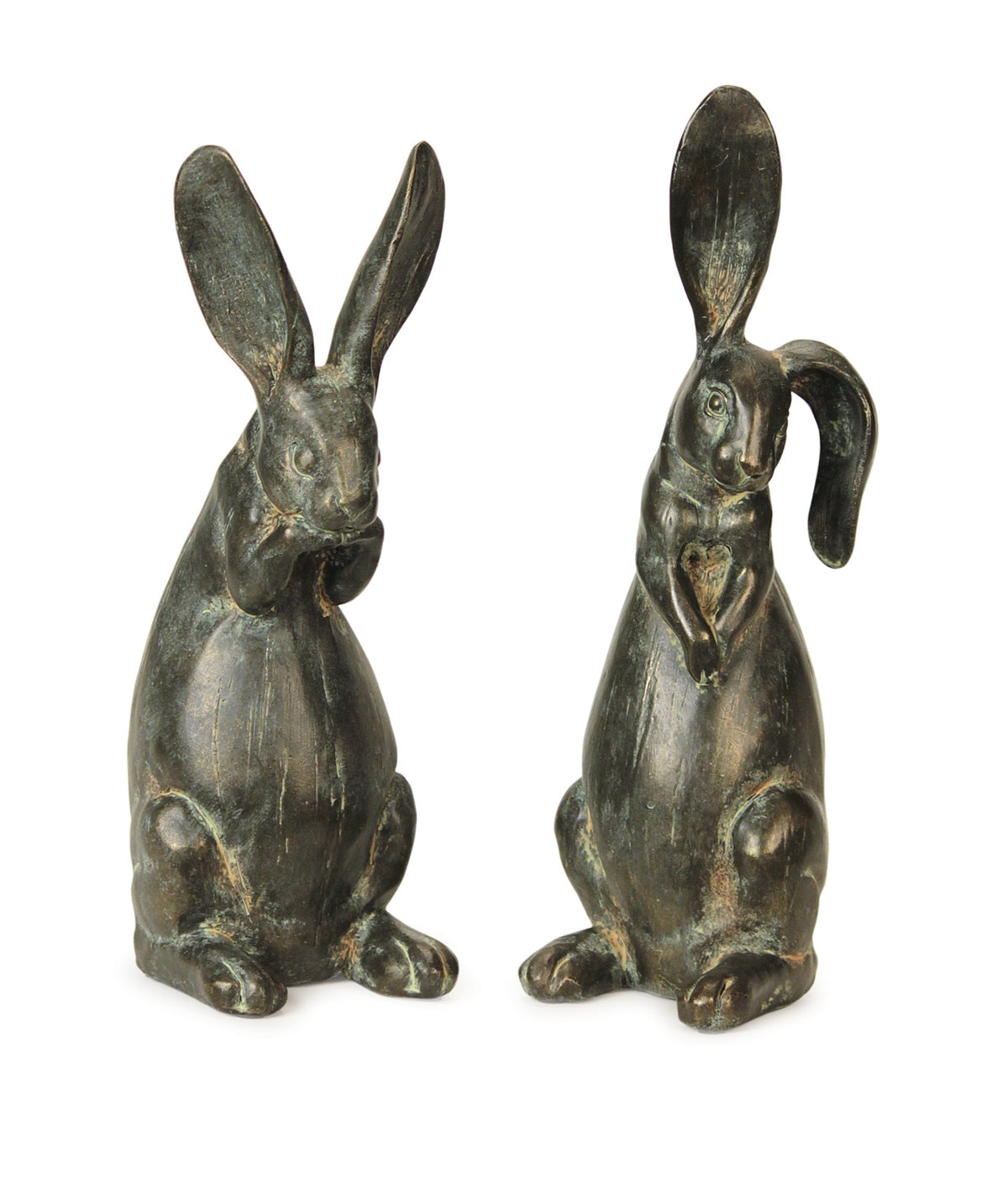 Floppy Ear Rabbit Statue (S/2)