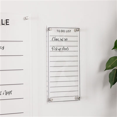 To-Do List 6.5" x 13"H Acrylic