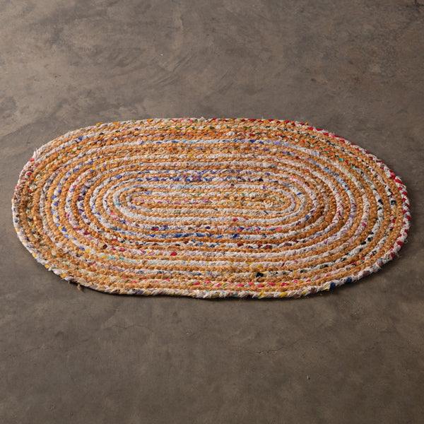Hand-Braided Accent Rag Rug