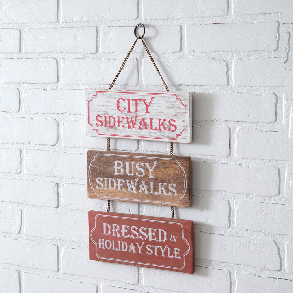 City Sidewalks Wall Art