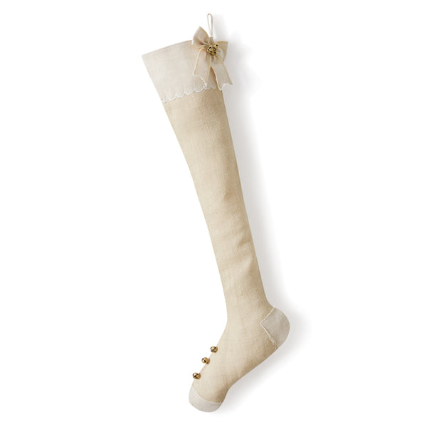 Heirloom Extra Long Christmas Stocking - Natural