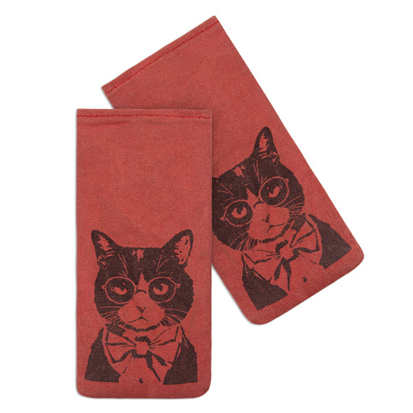 Sophisticated Cat Eyeglass Case