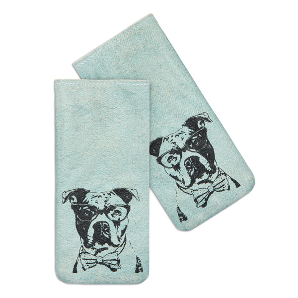 Sophisticated Dog Eyeglass Case