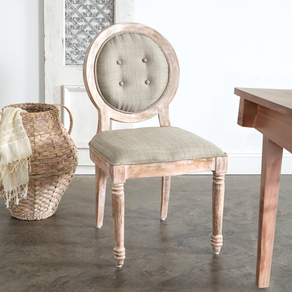 Ariadne Round Back Upholstered Dining Chair - Min of 2
