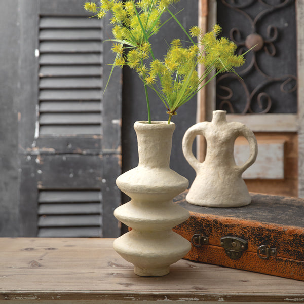 Handmade Paper Mache Bubble Vase