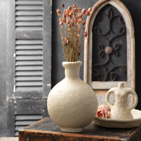 Handmade Paper Mache Balloon Vase