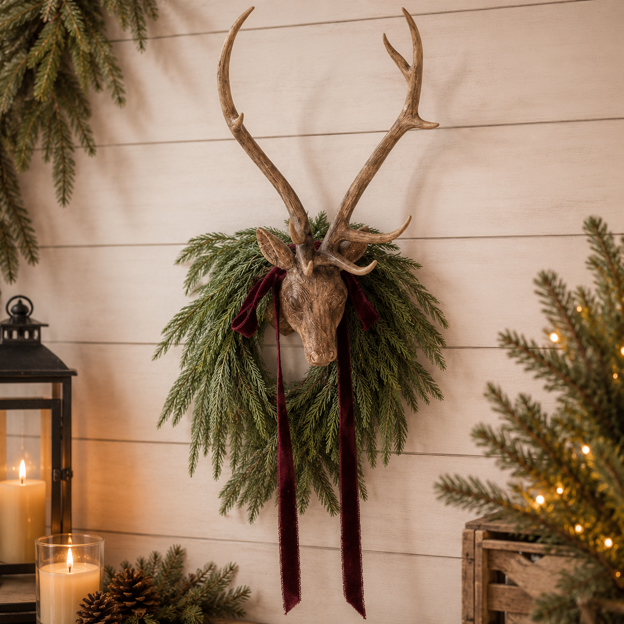 Stag Head Wall Mount
