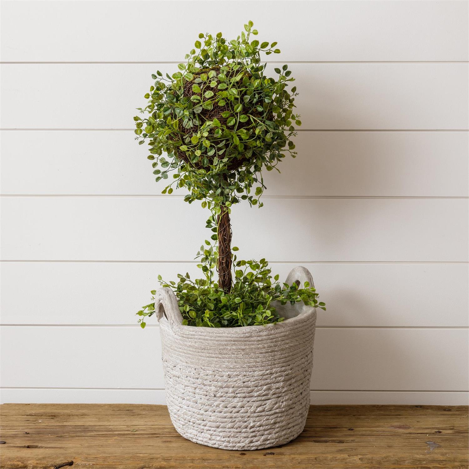 Cement Basket Planter