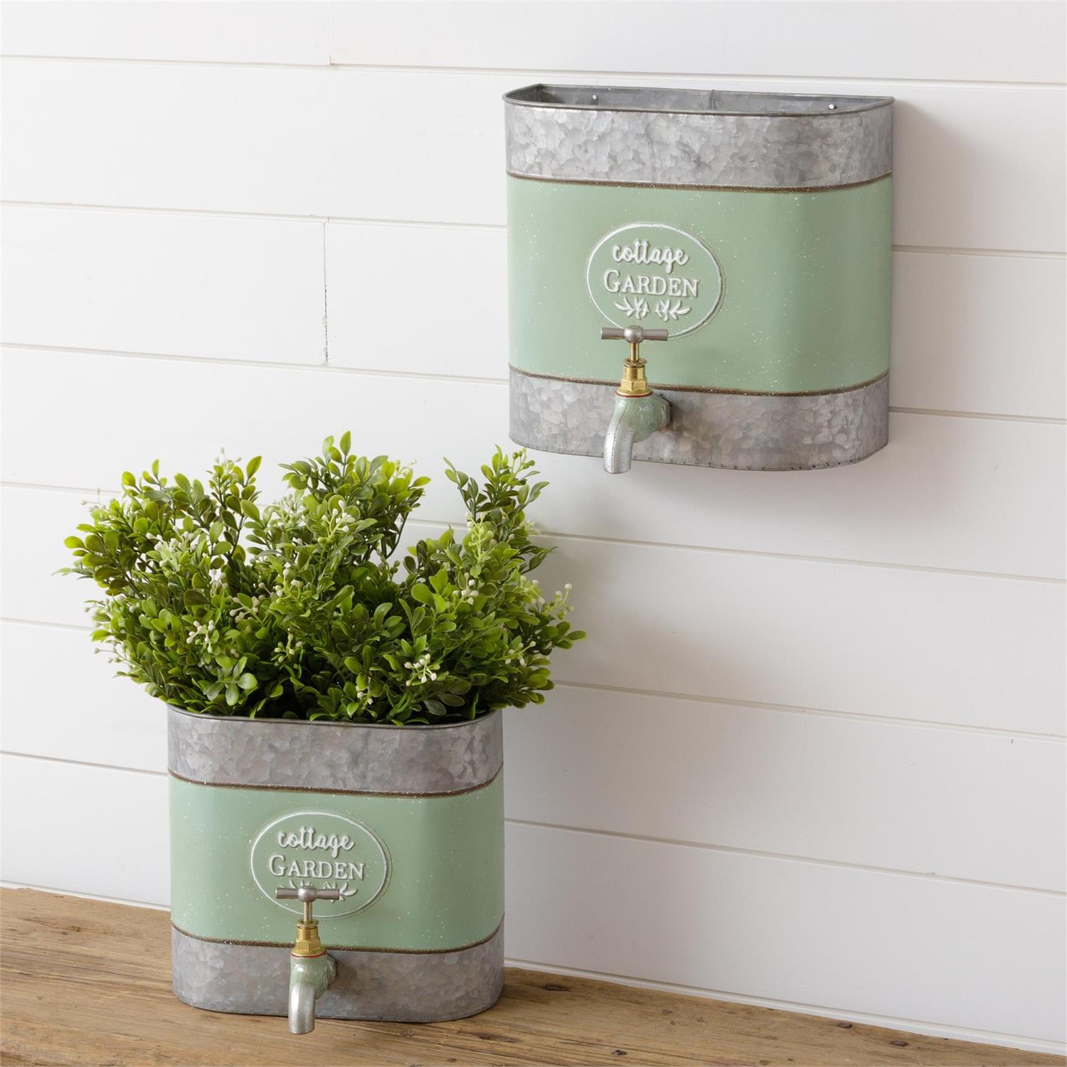 Cottage Garden Wall Planters (S/2)