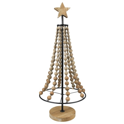 Wood Bead Christmas Tree