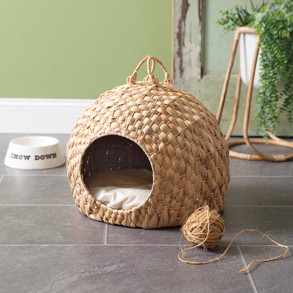 Woven Dome Pet Bed