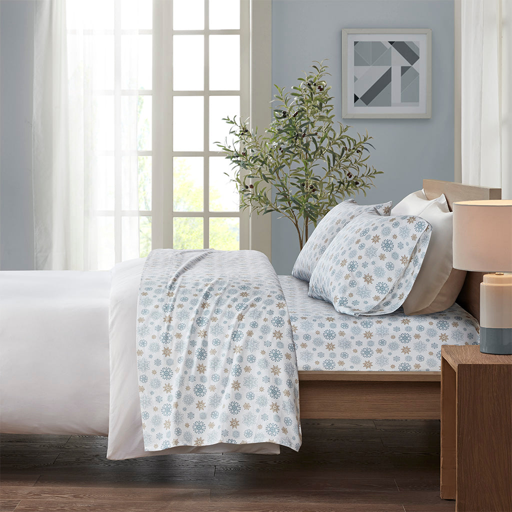 Cozy Flannel Printed Sheet Set