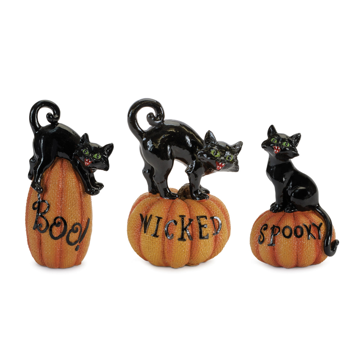 Cat on Pumpkin (S/3)