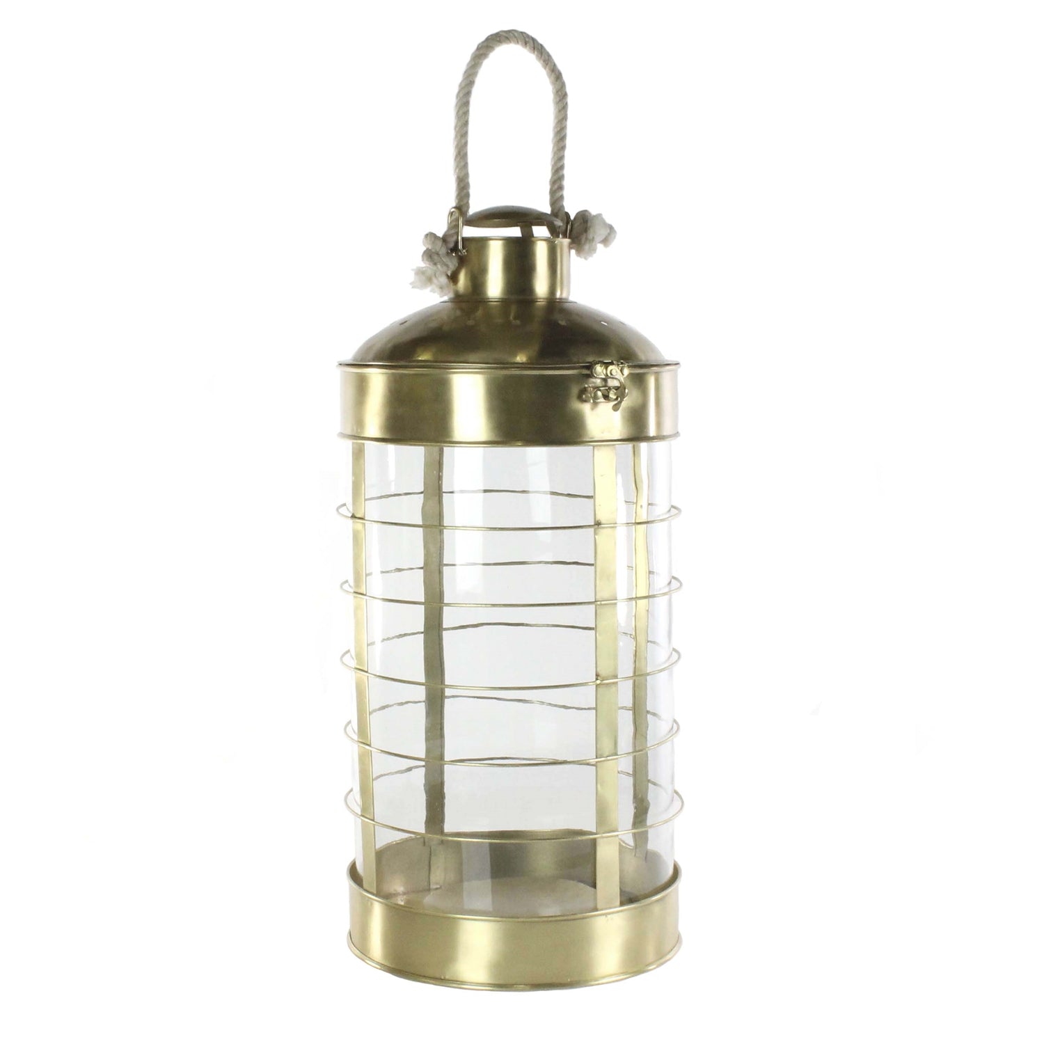 Caravan Brass Lantern - Grand - Antique Brass
