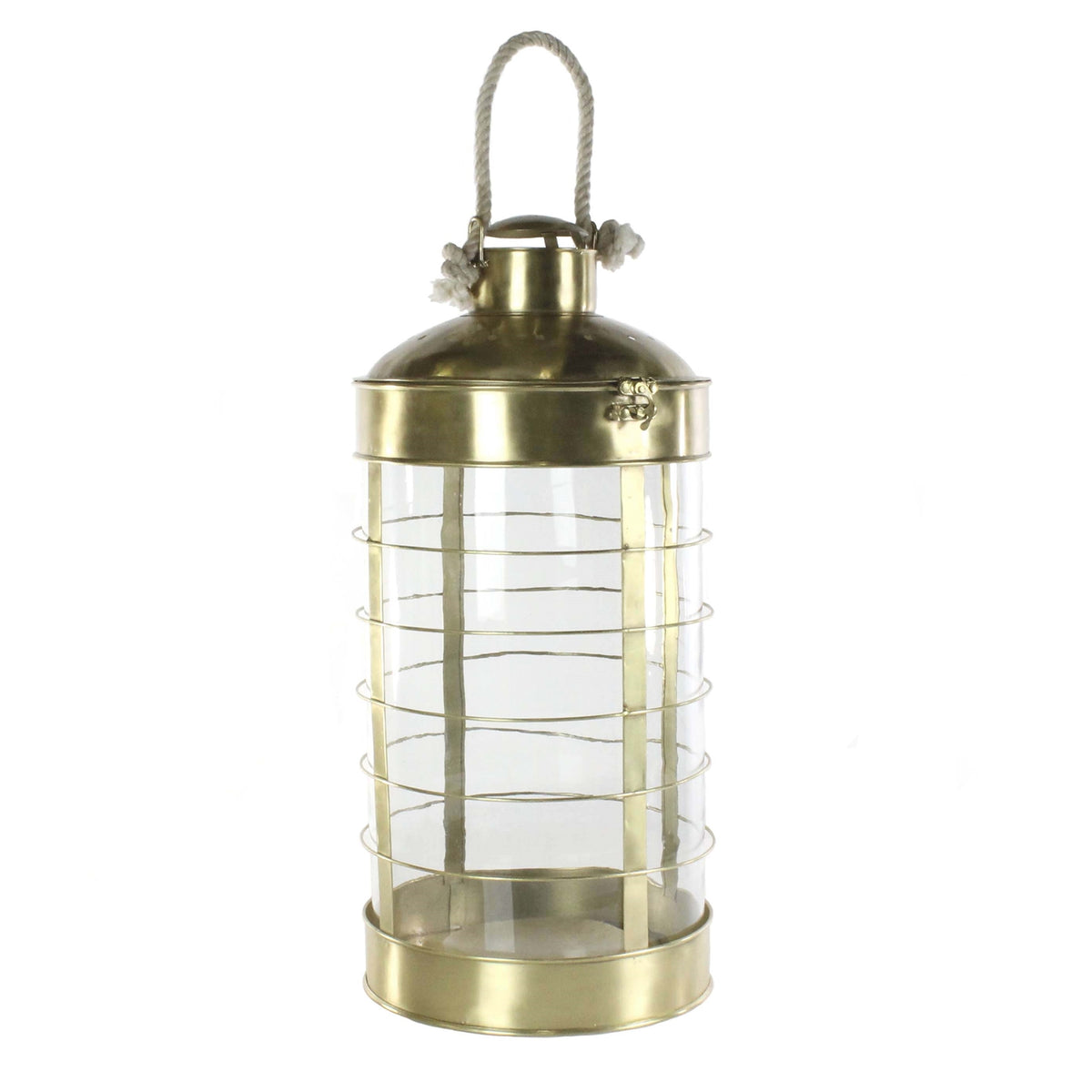 Caravan Brass Lantern - Grand - Antique Brass