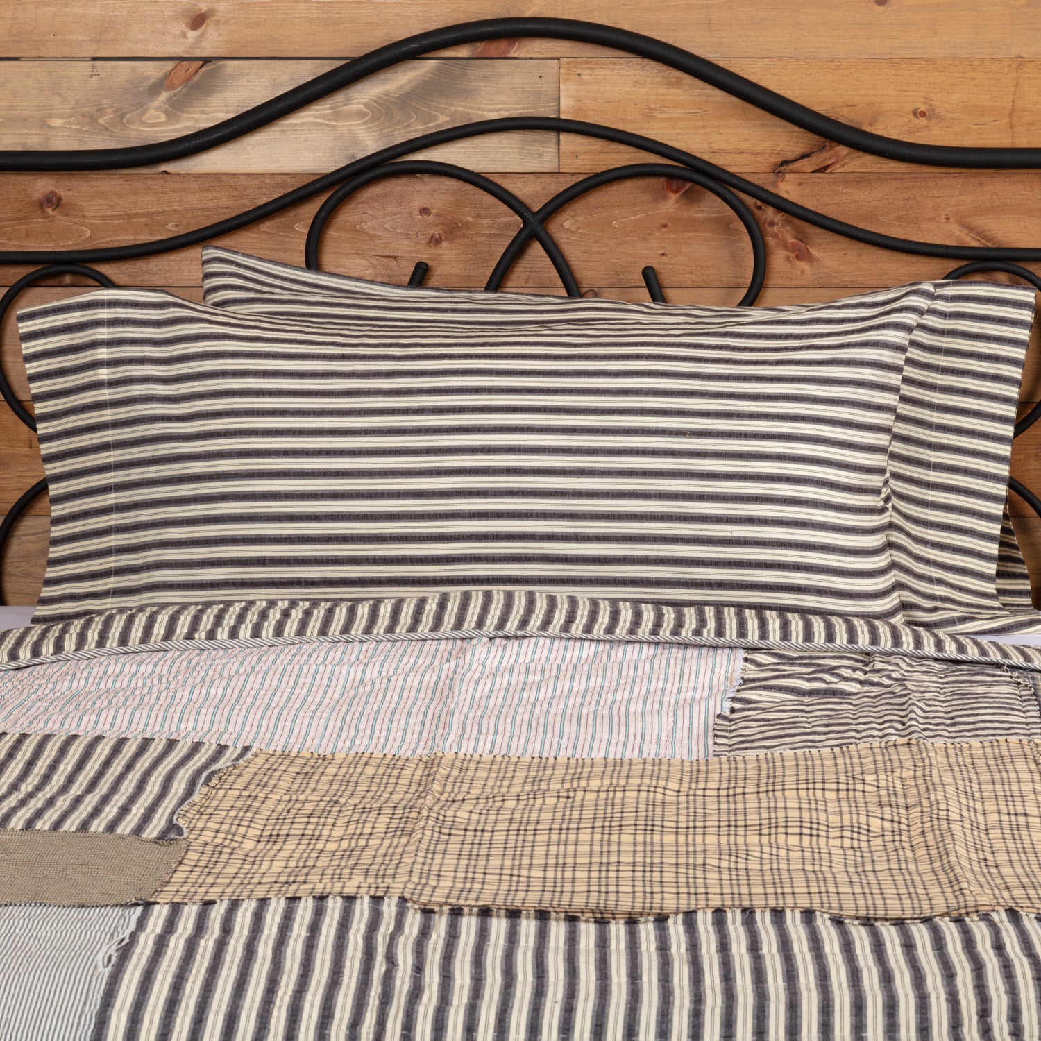 Ashmont Ticking Stripe King Pillow Case Set of 2