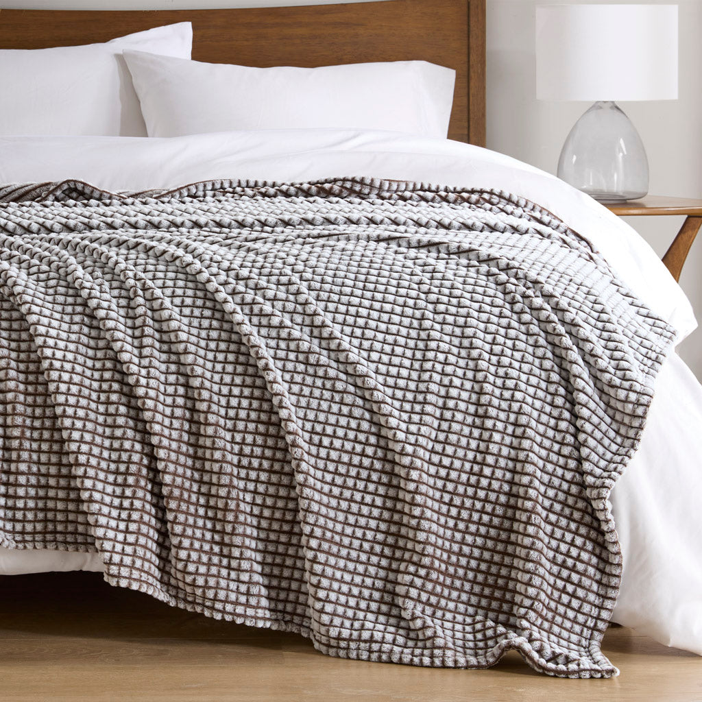 Carved Plush Blanket