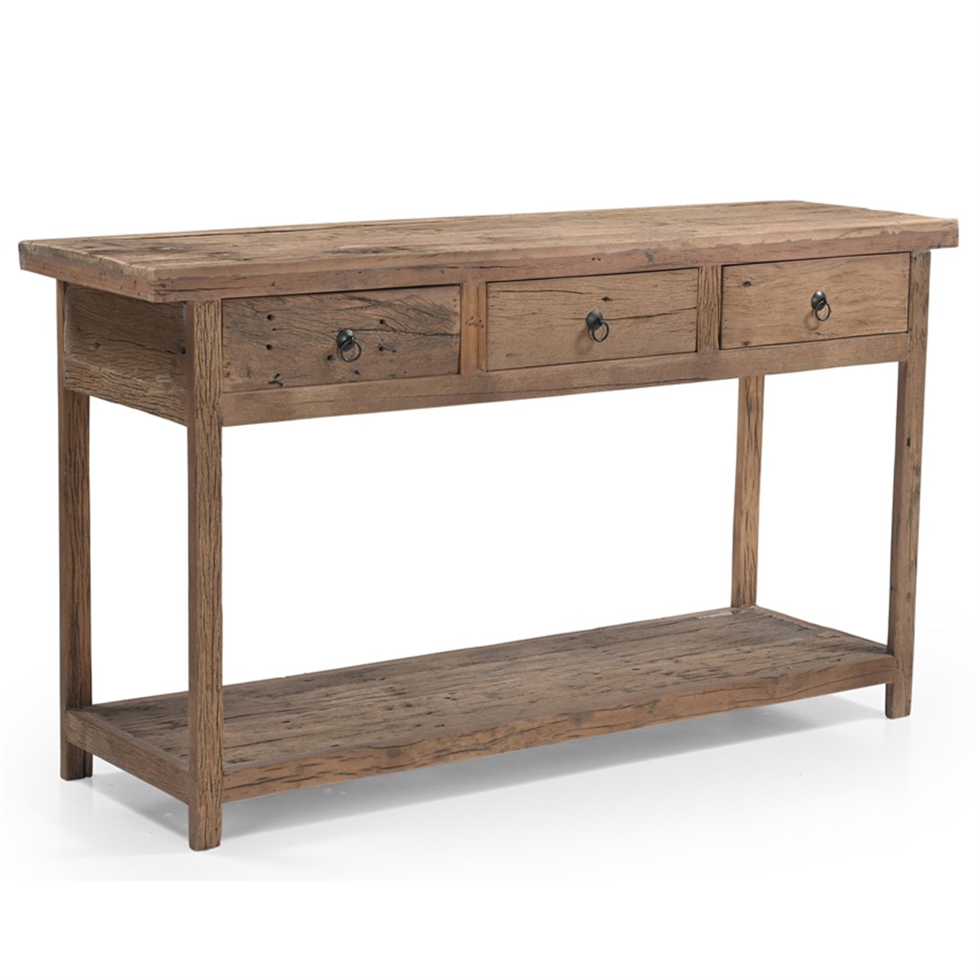 Console with Drawers, Wood