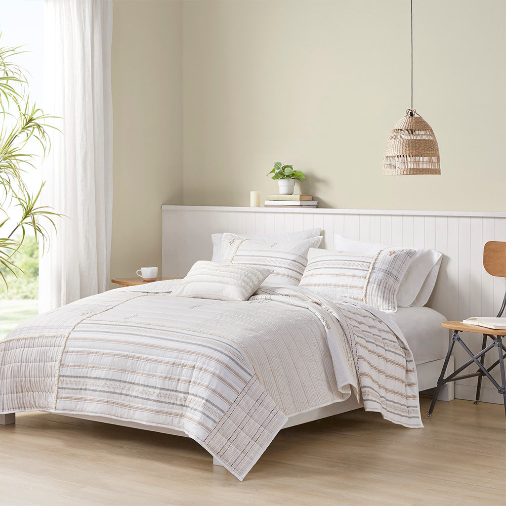 Salar 5 Piece Reversible Bedspread Set