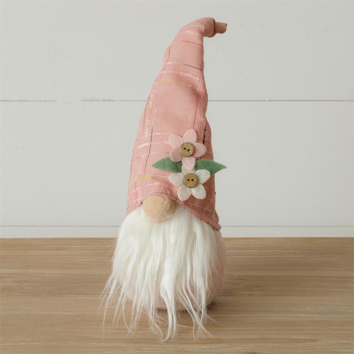 Spring Gnome With Pink Hat