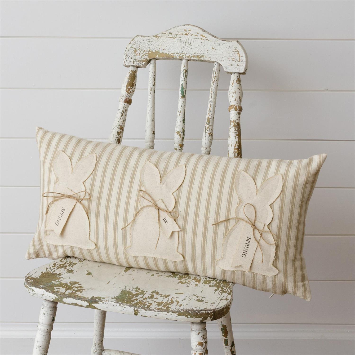 Spring Has Sprung Bunnies PIllow