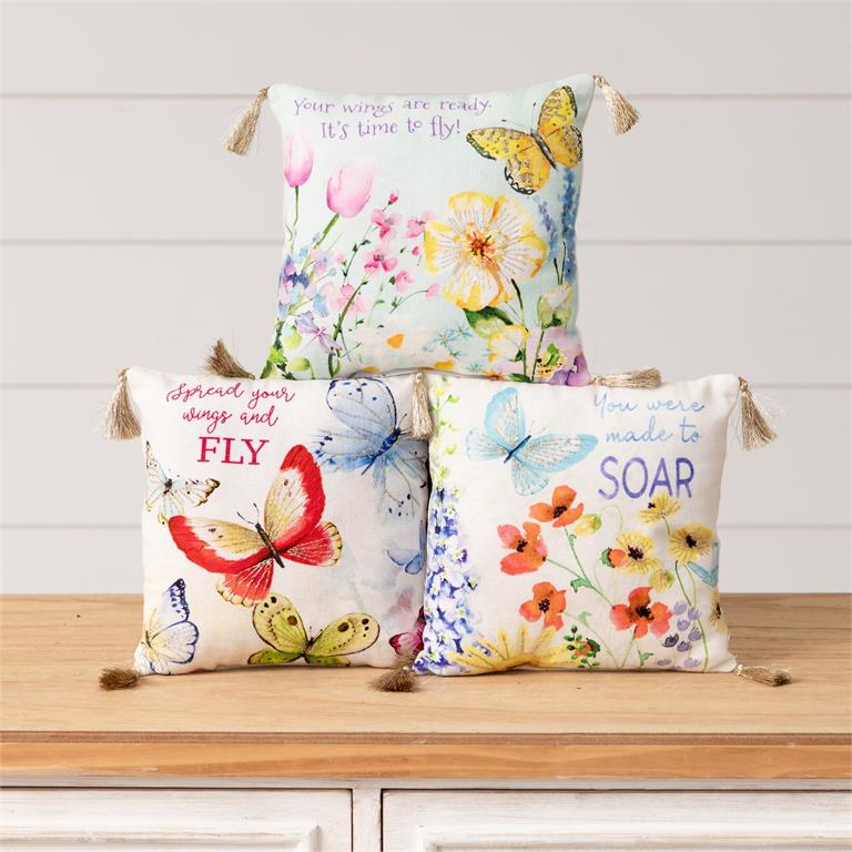 Mini Pillows - Butterfly Garden
