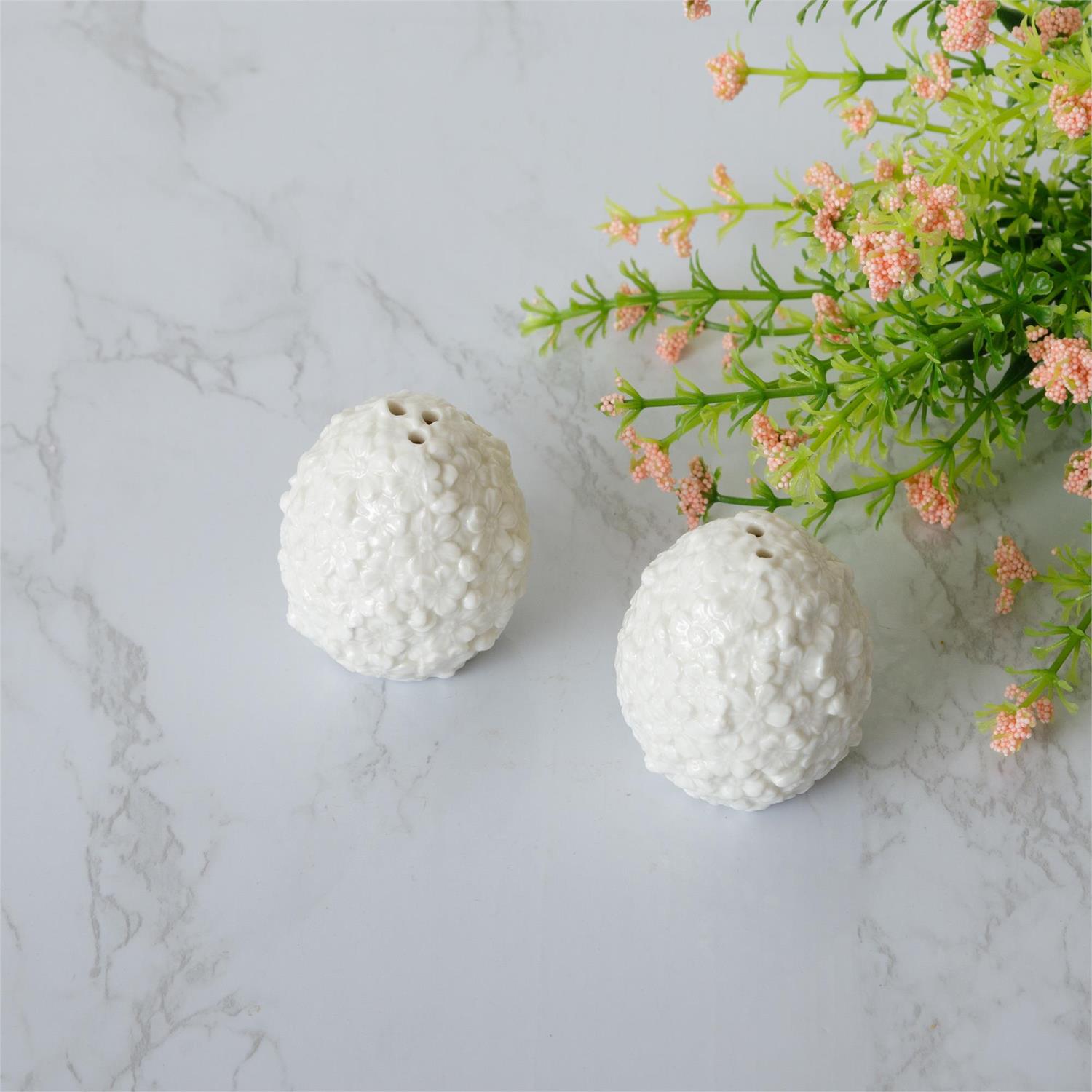 Floral Salt And Pepper Shakers