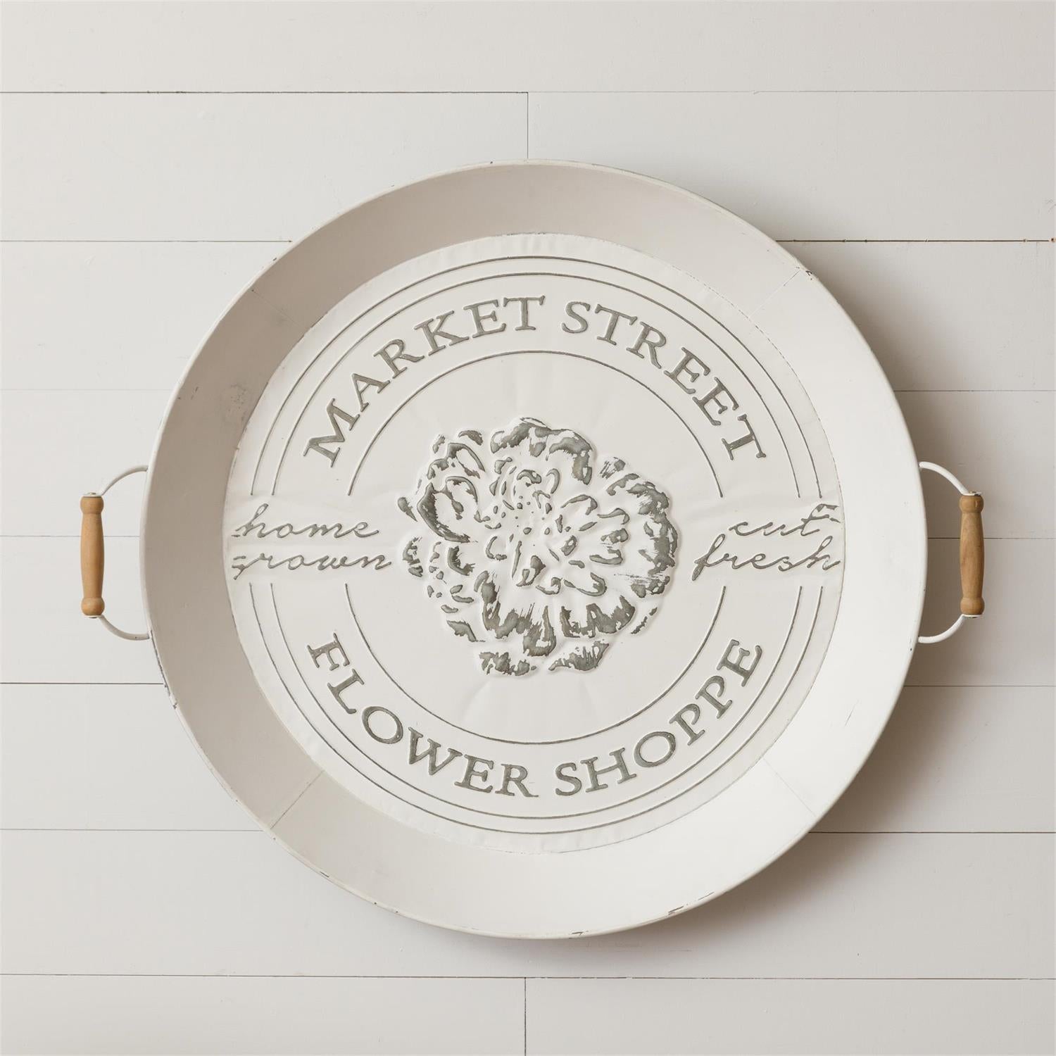 Embossed Tray - Market Street Flower Shoppe