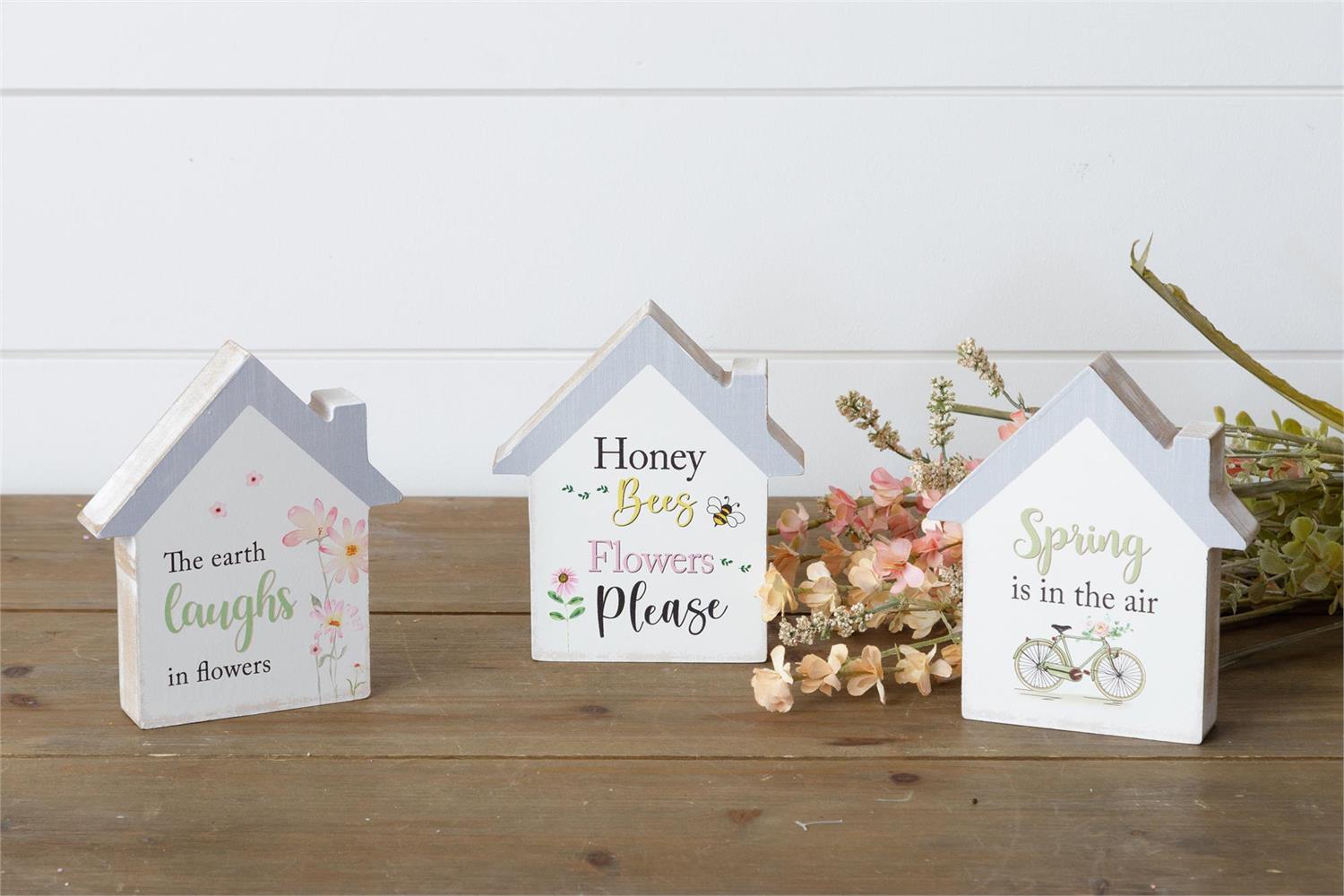 Spring Wood Block Houses