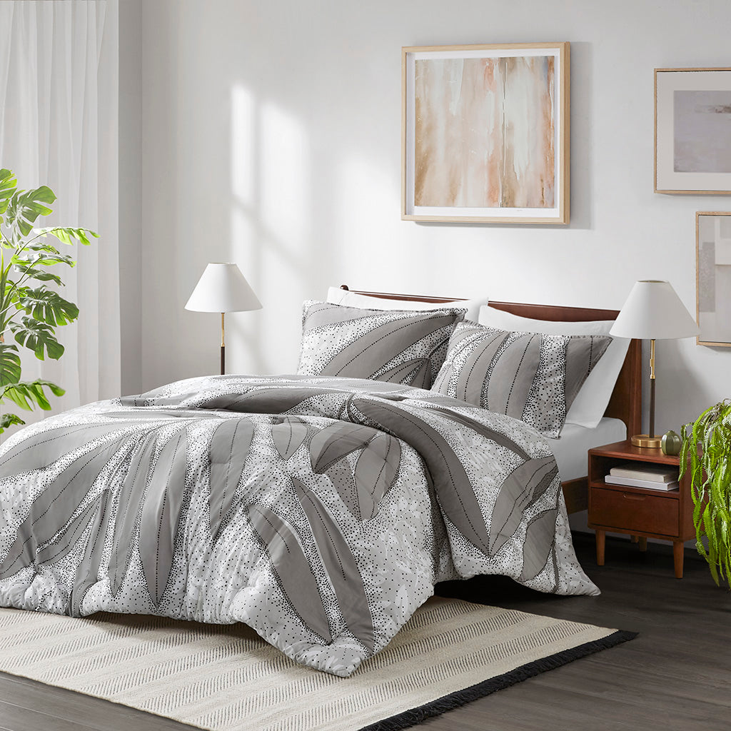 Adrian 3 Piece Chenille Comforter Set