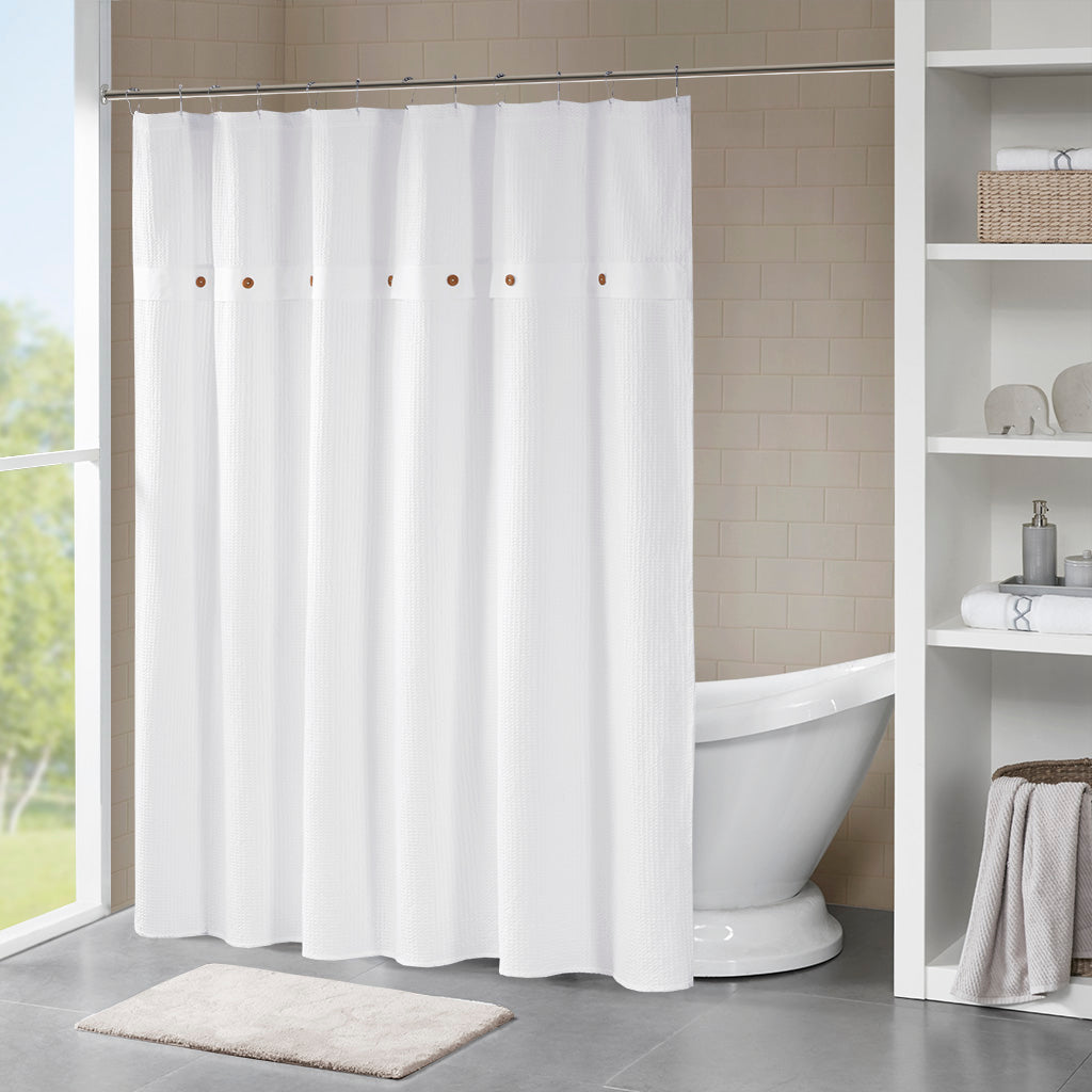 Finley Ruffled Shower Curtain