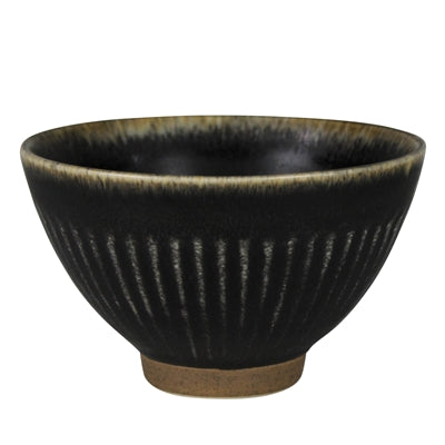 Ribbed Bowl, Black